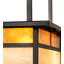 Hyde Park "T" Mission 2 - Light Semi Flush Mount