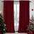 Velvet Curtains Thermal Insulated Sound Reducing Heavy Matt Heat & Chill Resistant Drapes for Home Decoration, 2 Panel-1027825579-1027825619