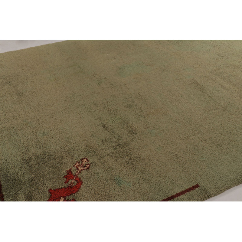 Vintage One-of-a-Kind 9'2X10'10 Hand Knotted Area Rug