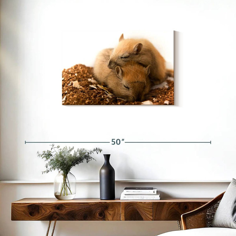 Sleeping Gerbils, 20" H x 30" W