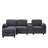Sectional Sofa With Ottoman-1324129638