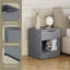 Tanishi 1 Drawer Bedside Chest With Open Storage Shelf Modern Bedroom Nightstand-236771835
