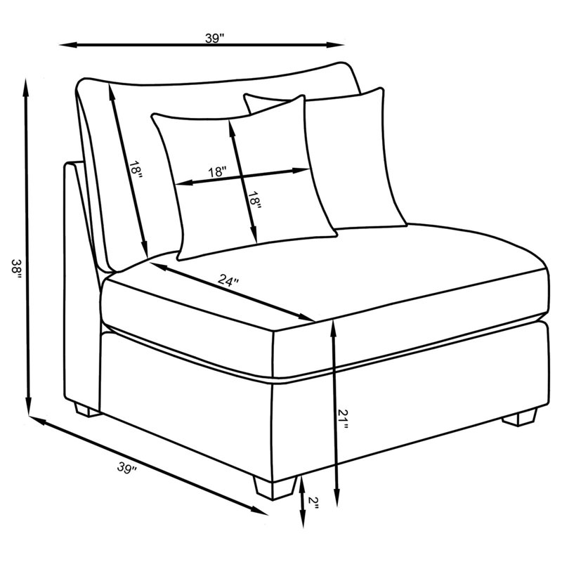 Europa Upholstered L-Shaped Sectional