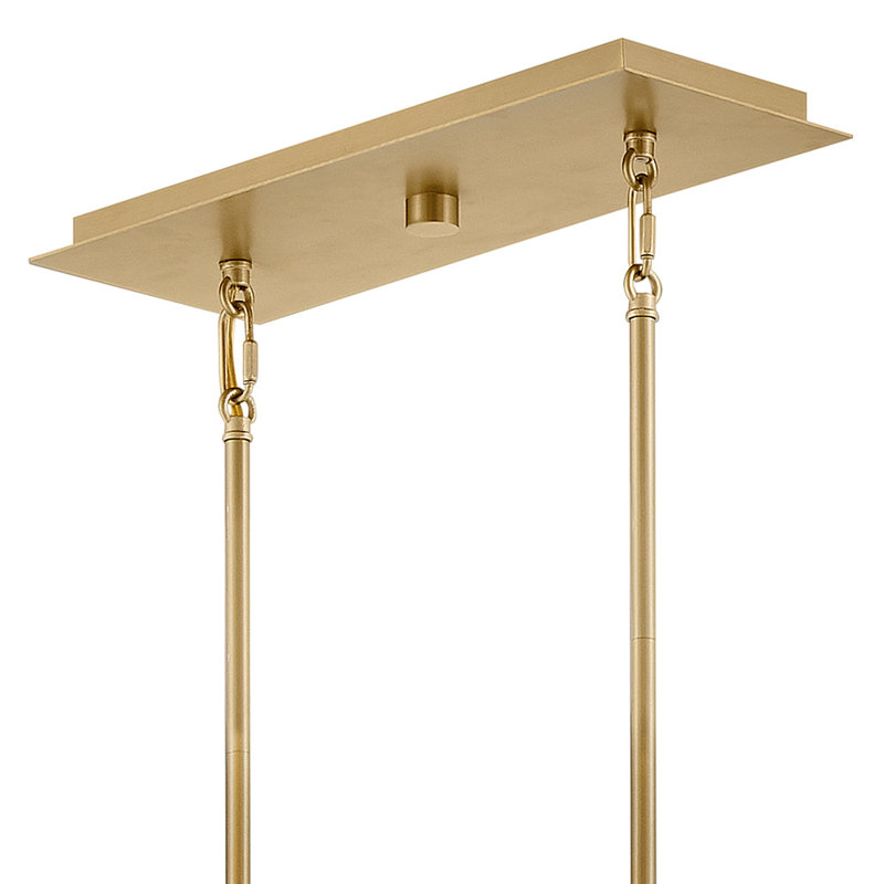 Selene 10 - Light Steel Dimmable Modern Linear Chandelier