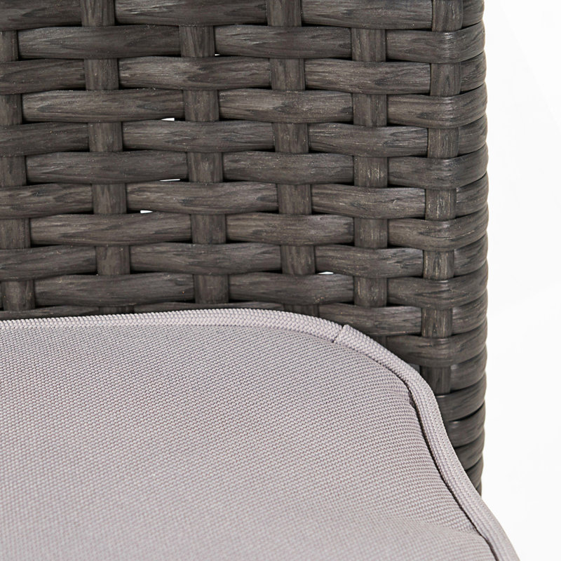 Outdoor Rattan Dining Set With 4 Dining Chairs