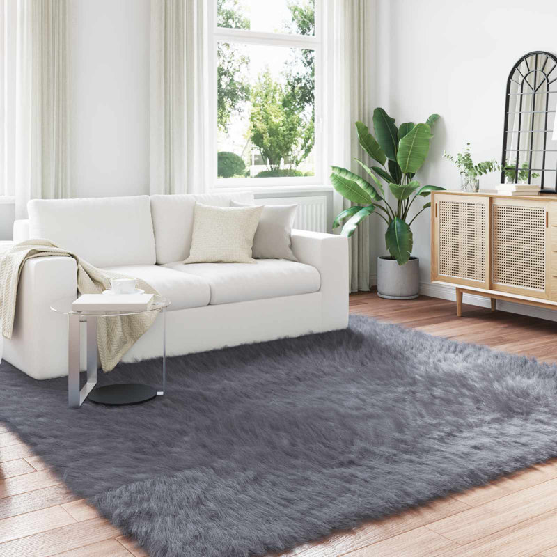 Solid Colour Standard Area Rug, Square 200 cm