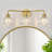 3 - Light Dimmable Vanity Light With Tulip Glass Shade-1435313217
