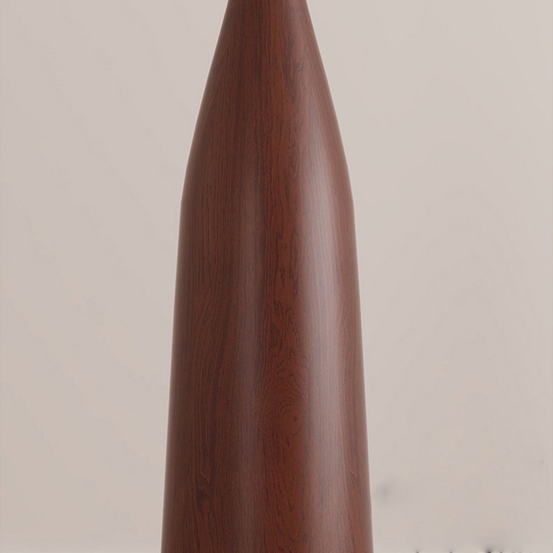Iron Art Mid-Century Modern Style Atmosphere Standing Lamp, Red