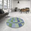 Tapis géométrique bleu / vert Zak-841591325