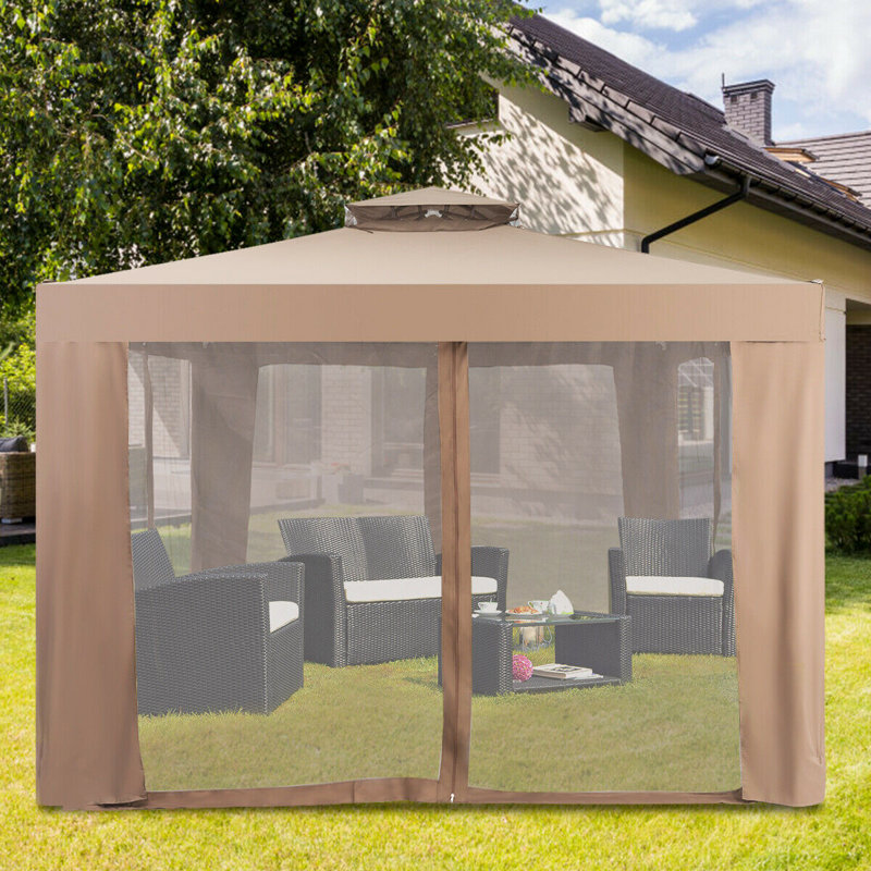 10 pi. L 10 pi. D Pavillon de jardin en fer