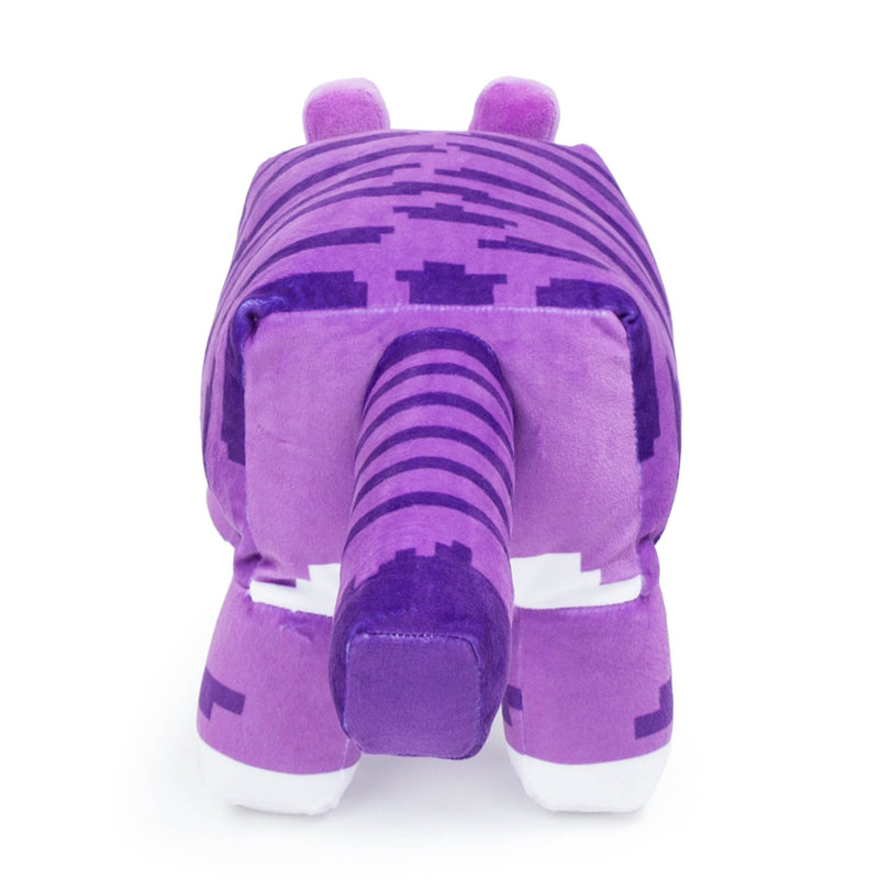 Minecraft Purple Tiger Plush Pillow - Soft Stuffed Animal