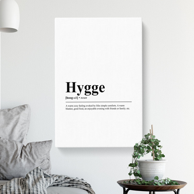 Hygge - Wrapped Canvas, 91cm H x 60cm W x 3cm D