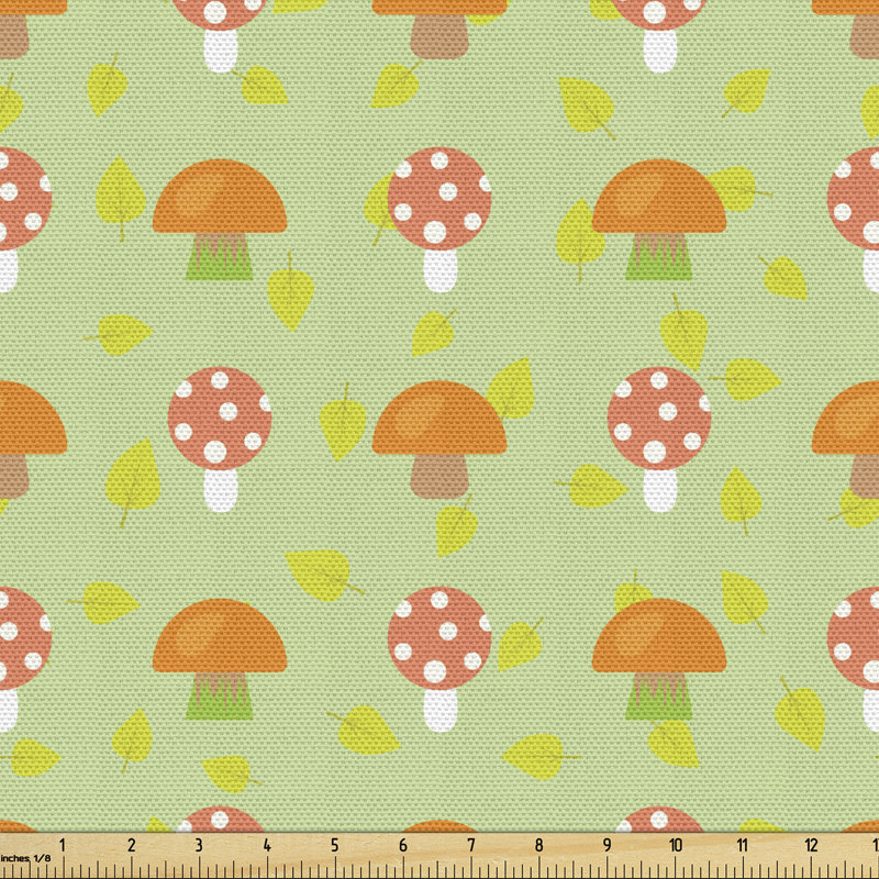 Shaunte Fall Leaves Seasonal Veggies Fabric