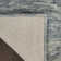 Tapis bleu abstrait en polyester Herickson