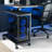 VIVO Black Mobile PC Cart with Storage, Premium Computer Tower Holder