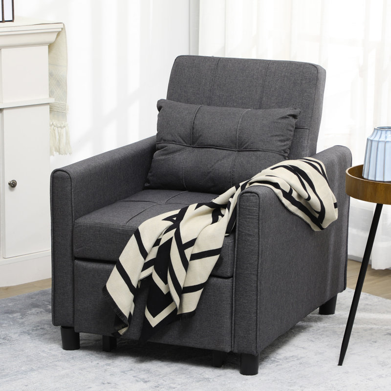 Chaise convertible 3-en-1, canapé-lit simple multifonctionnel