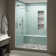 Coraline XL  56" W x 80" H  Single Sliding Frameless Shower Door with StarCast by EnduroShield