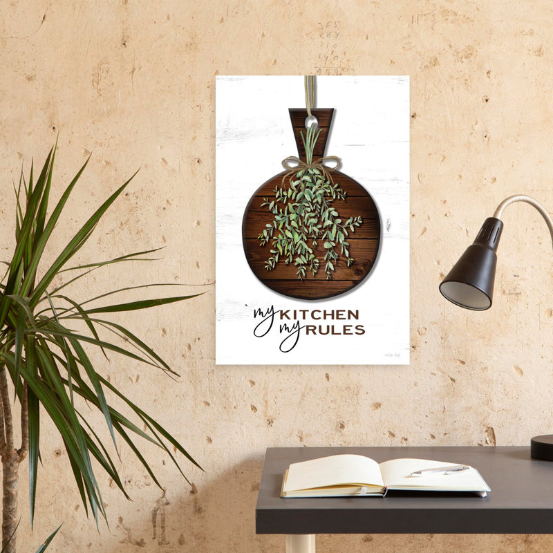 «My Kitchen My Rules Art», H 24 po x l 16 po