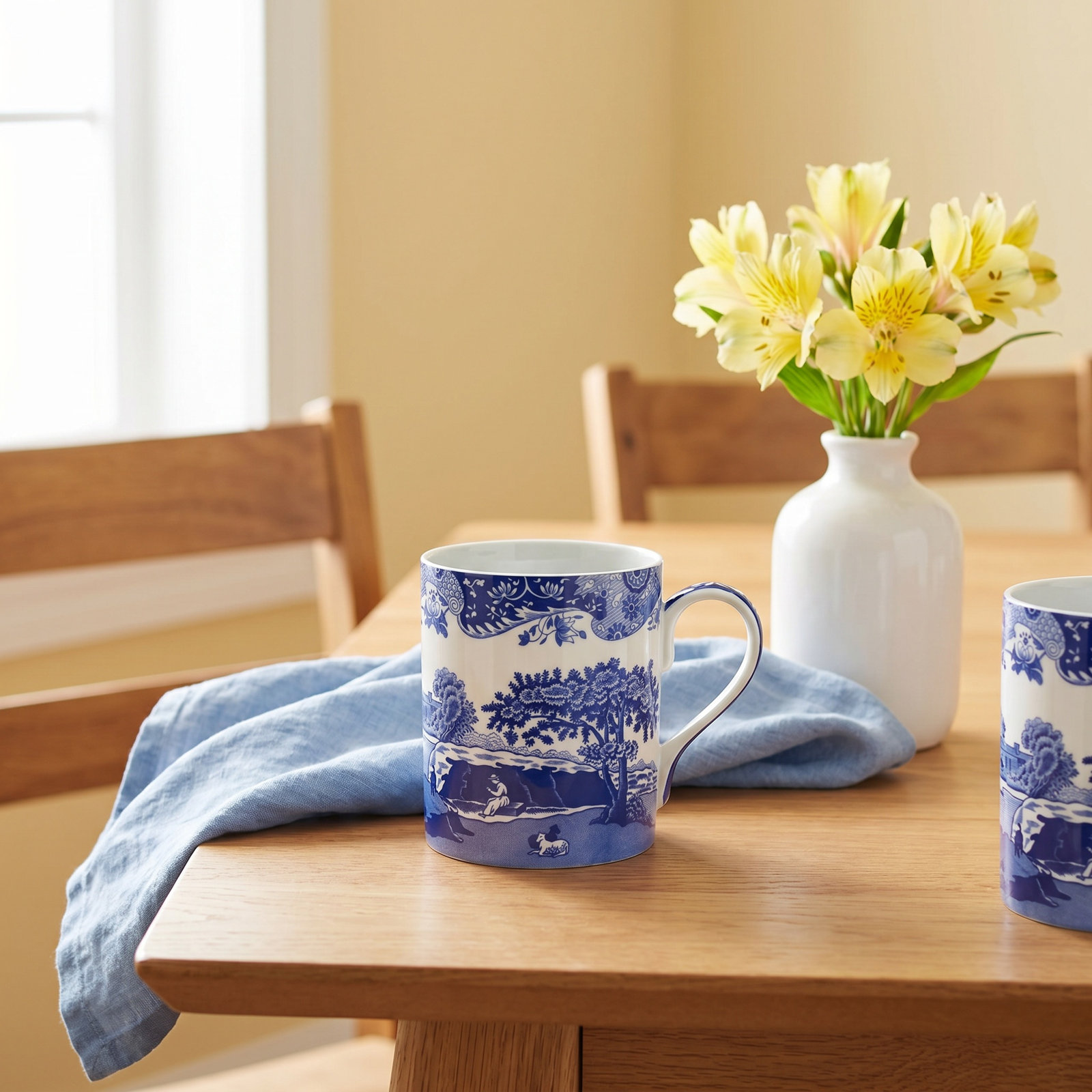 Blue Italian Porcelain Mug