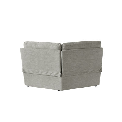 Upholstered Power Motion Modular 4-Piece 3-Recliner L-Sectional