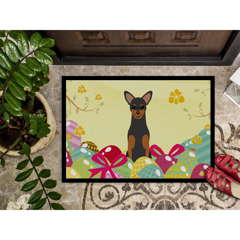 Saroyan Non-Slip Easter Outdoor Doormat, 27"