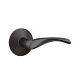 Triton Wave/Drop Passage (Hall & Closet) Door Lever with Round Rosette