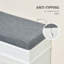 HOMCOM Shoe Storage Bench, Flip Drawers, Shoe Cabinet, Seat Cushion White