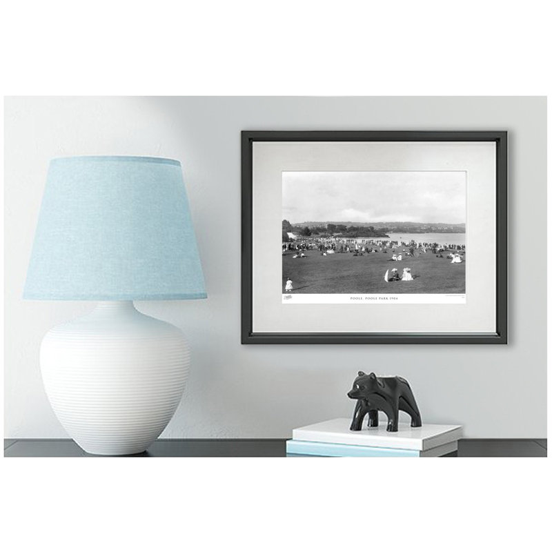 Poole, Poole Park 1904 by Francis Frith - Single Picture Frame Print, 45cm H x 60cm W x 2.3cm D