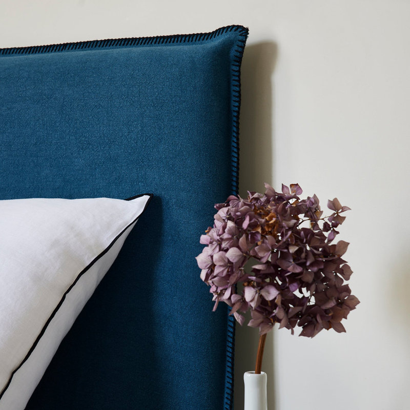 Nino Slipcover, Blue, 134cm H x 210cm W