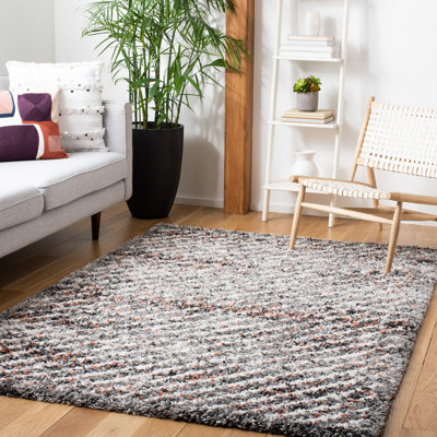 Reynoso Shag Performance Abstract Rug