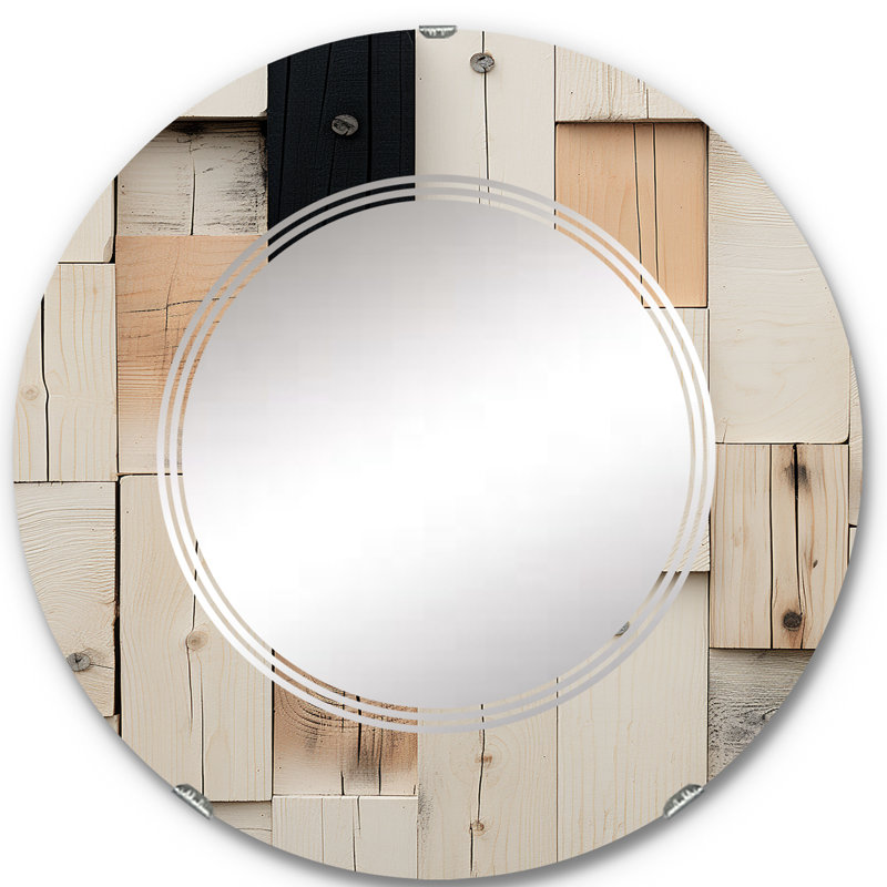 Miroir mural rond Colfer, 24 po x 24 po