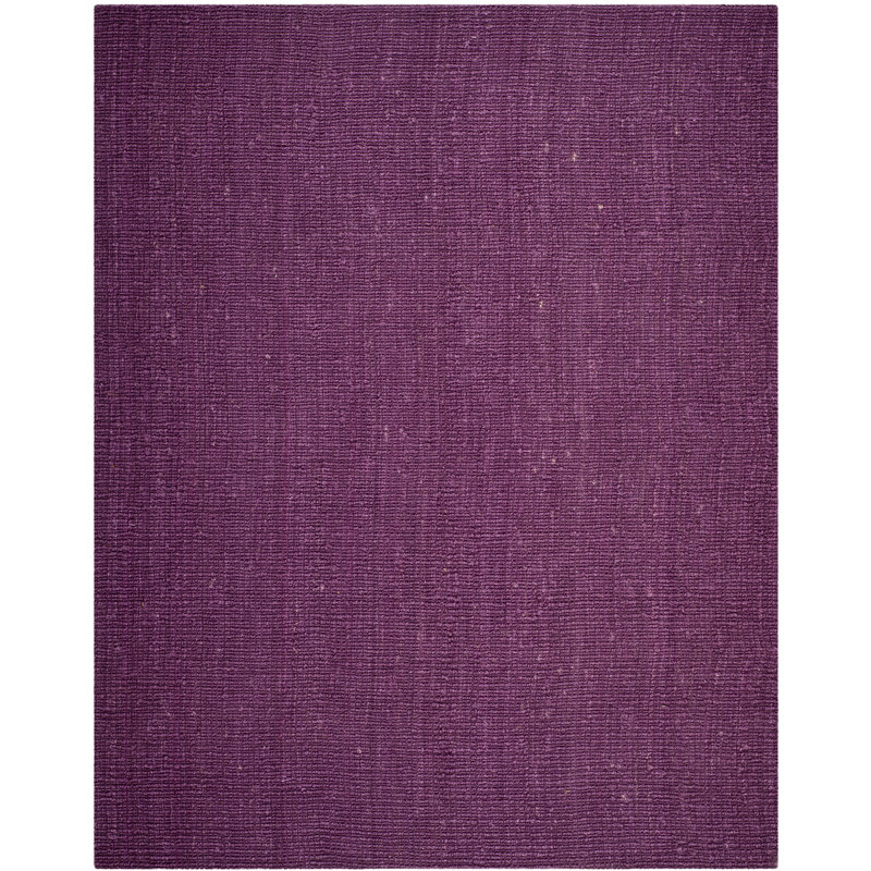 Natural Fiber Hand Woven Jute Solid Color Rug, Runner 2' x 10'