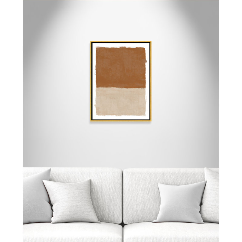 «Carmel Crush I Print» par Natalie Carpentieri, 19.5' W x 25.5' H, Flotteur doré