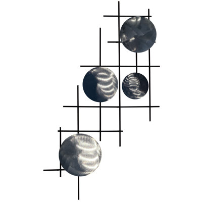 Satellite Circles Metal Decor