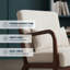 Ensemble de chaise longue et table basse de style rétro luxueux-524197988-524197994
