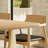 Japanese style solid wood dining table set-106973799