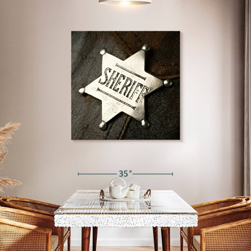 Alcaraz Sheriff Star, 39" H x 39" W