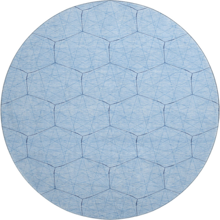 Premium Machine Washable Frome AMF987 Geometric Rug