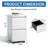 2-drawer Mobile File Cabinet With Lock, Rolling File Cart For Legal/letter/a4 Files, Fully Assembled With Casters-1371497904