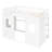 Twin Solid Wood Loft Bed With - White, Enhancing Bedroom Aesthetics White Size , Frame For Extra Support-1413615428-1413615430
