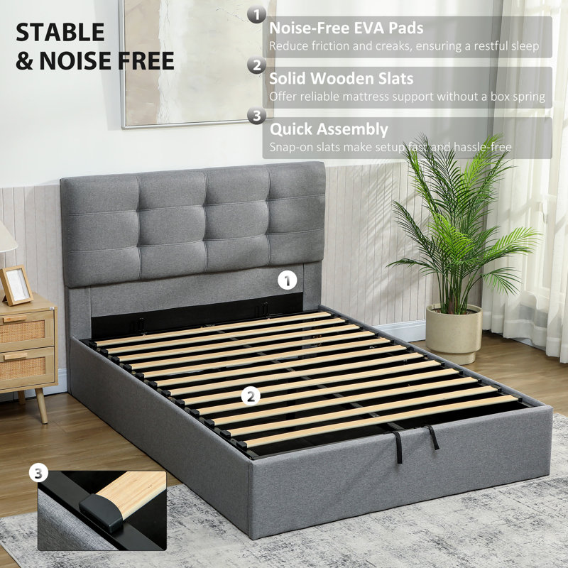 Upholstered Ottoman Bed
