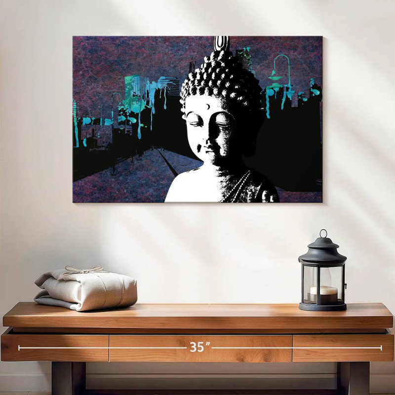 Bouddha urbain Leisha, H 16 po x l 24 po