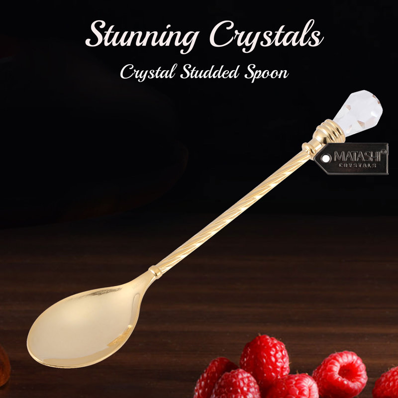 Crystal Decorative Plate 1, Gold
