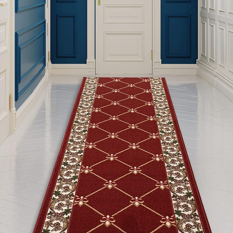 Khadim Performance Floral Indoor Rug, Runner 2'2'' x 45'