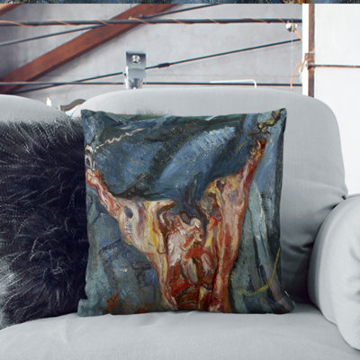 Beef Carcass Square Throw Cushion