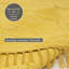 Handmade Happy cotton rug in yellow-15848853