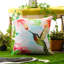 Indoor / Outdoor Animal Print Red Square Cushion Cover