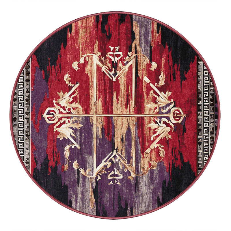 Pythagorean Lines Rug, Round 3'