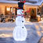 Le bonhomme de neige de Noël Aisle® 4,8 pi avec 120 lumières DEL pliables