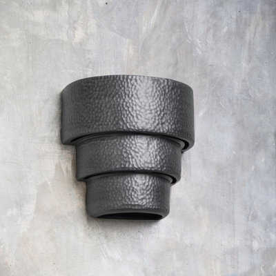 Hisae Ceramic Outdoor Wall Light, LED Bulb Included